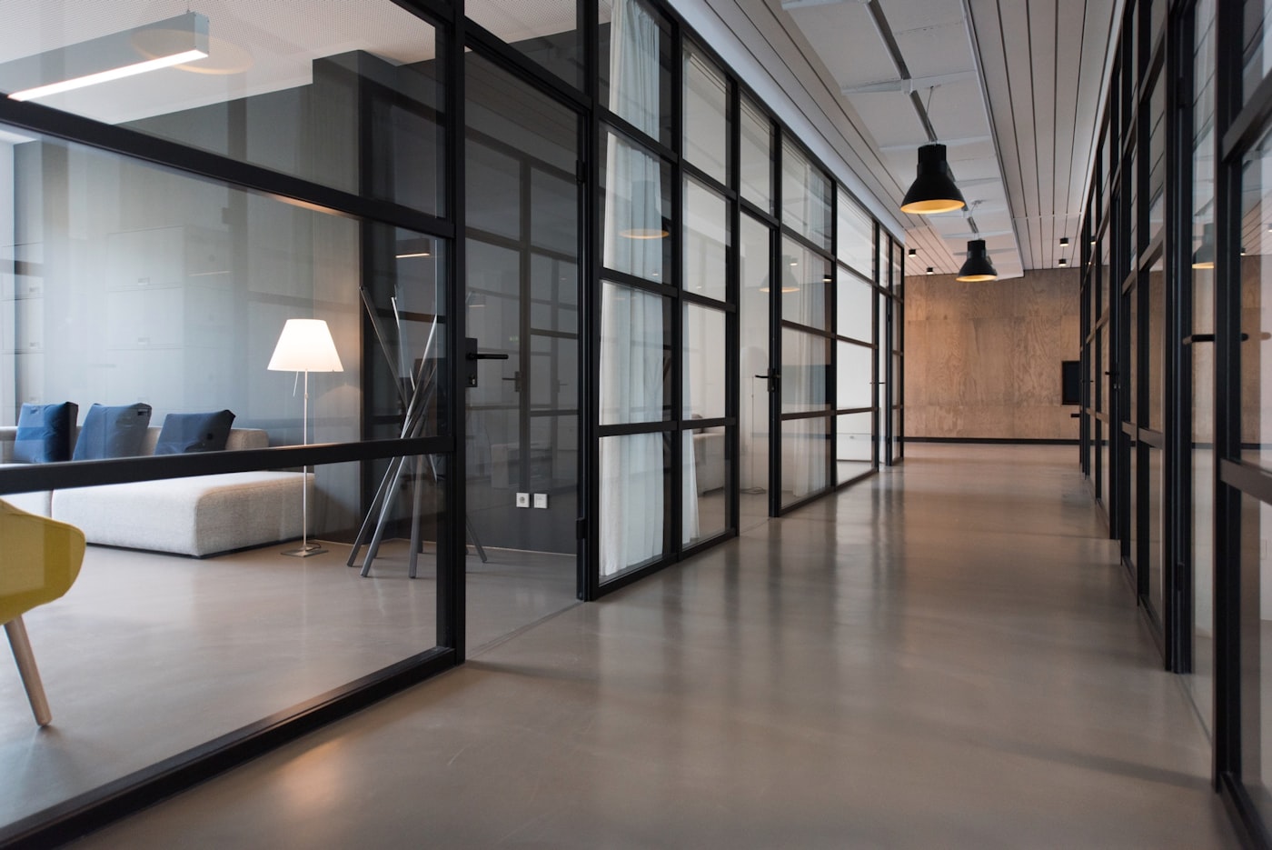 Office administrative workspace